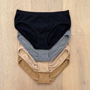 Kalon 4 Pack Hipster Brief Nylon Spandex Underwear